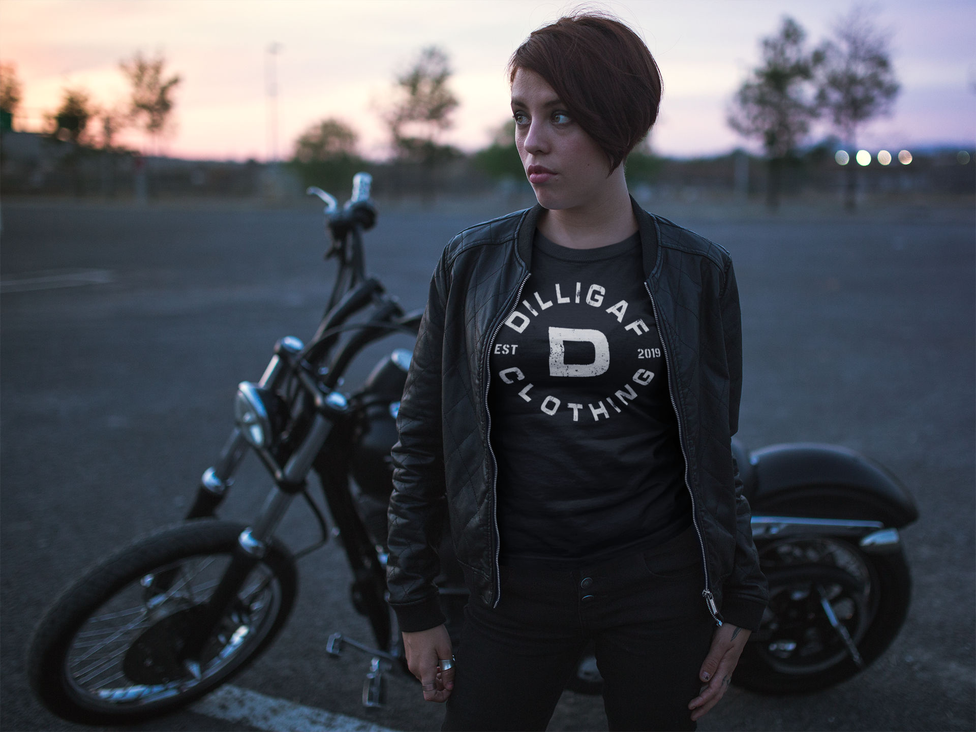 Biker girl hot sale clothing